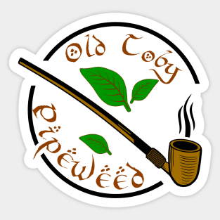 Old Toby Pipeweed Sticker